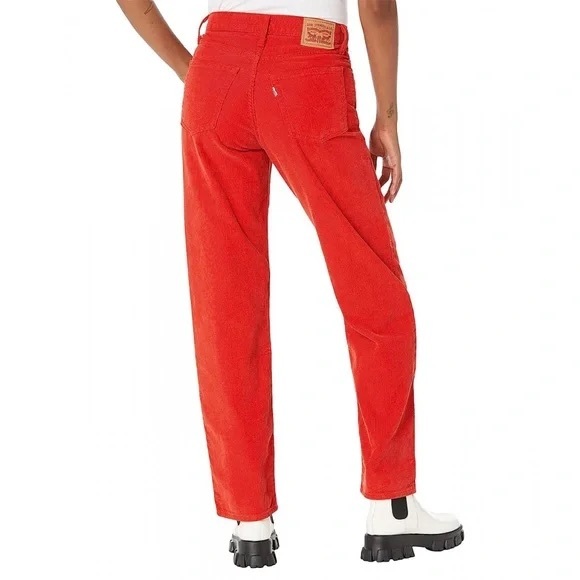 NWT Levi’s ‘94 Baggy Red Corduroy Womens Jeans - Picture 5 of 12